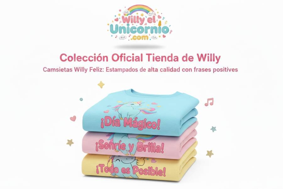 ¡El Mágico Mundo de Willy el Unicornio! 🦄 Cuentos y Aventuras para Pequeños Fanáticos de una Vida Mágica 13 IMAGEN - Willy el Unicornio com - Camisetas Willy Feliz - 05