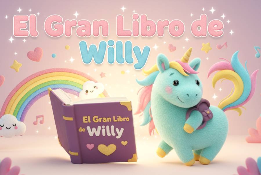 ¡El Mágico Mundo de Willy el Unicornio! 🦄 Cuentos y Aventuras para Pequeños Fanáticos de una Vida Mágica 5 IMAGEN - Willy el Unicornio com - El Gran Libro de Willy - 05