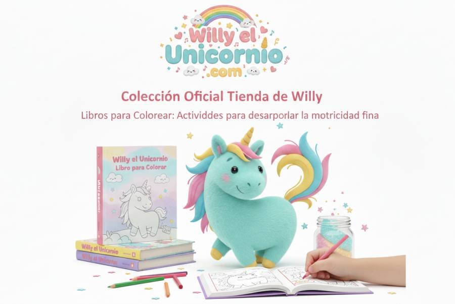 ¡El Mágico Mundo de Willy el Unicornio! 🦄 Cuentos y Aventuras para Pequeños Fanáticos de una Vida Mágica 8 IMAGEN Willy el Unicornio com Libros para Colorear 05