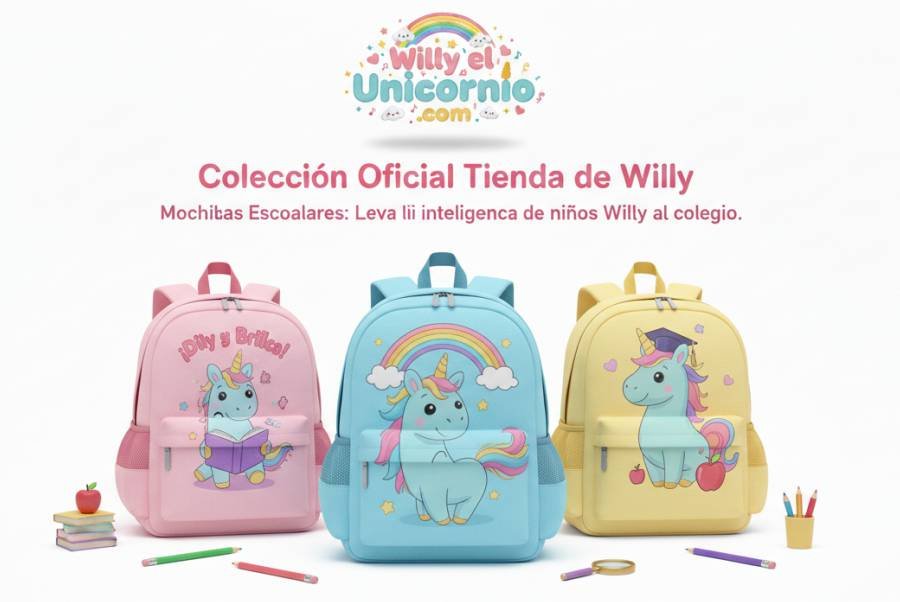 ¡El Mágico Mundo de Willy el Unicornio! 🦄 Cuentos y Aventuras para Pequeños Fanáticos de una Vida Mágica 14 IMAGEN - Willy el Unicornio com - Mochilas Escolares - 05